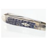 CASE XX 9 Dot 6207SS Blue Trapper Pocket Knife