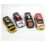 4pc Mattel Die Cast NASCAR Race Cars