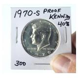 1970-S Kennedy Proof Half Dollar 40% Coin