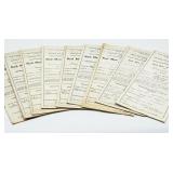 9pc Red Men of Indiana Brown County Hist. Doc.