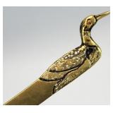Vtg. Brass Duck Letter Opener
