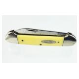 CASE XX 32131CV Yellow Canoe 2 Blade Pocket Knife