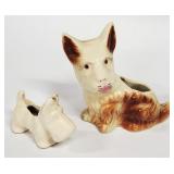 Vtg. Scottie, Scotty Dog Planters