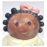 Vtg Treasure Craft SPICE Rag Doll COOKIE JAR