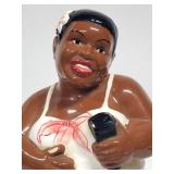 Casa Vero by ACK Black Woman Ceramic COOKIE JAR