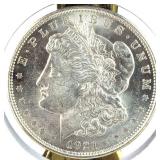 1921 BU - MORGAN Silver Dollar, $1 Coin