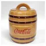 1999 Coca ~ Cola COKE Barrel COOKIE JAR