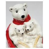 Gibson Coca ~ Cola, COKE Polar Bear COOKIE JAR