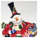 Fitz N Floyd Sullivan the Snowman COOKIE JAR