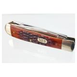 CASE XX 6254SS Red Bone Trapper Pocket Knife