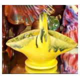 Vtg Ineke Victoria Canada Miniature Pottery Basket