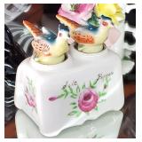 Vtg. Pheasant Bird Nodder Salt & Pepper Shakers