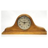 Oak Wood Finish Daniel Dakota B/O Mantle Clock