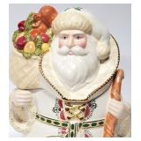 LENOX Woodland Santa Clause COOKIE JAR