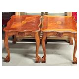 Matching Ball & Claw Feet Lamp Tables