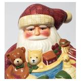 CIC Susan Winget Holiday Santa COOKIE JAR