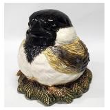 Fat Chickadee Bird COOKIE JAR
