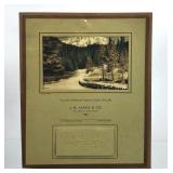 1929 J.H. Lange Dry Goods Delphos, Ohio Calendar