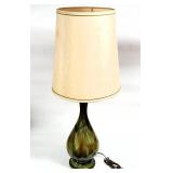 Vtg. MCM Ceramic Pottery Table Lamp