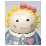 Vtg Treasure Craft SUGAR Rag Doll COOKIE JAR