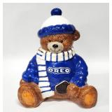 2001 OREO Cookie Teddy Bear COOKIE JAR