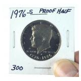 1976-S Kennedy Proof Half Dollar Coin