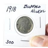 1918 Buffalo Indian Head Nickel