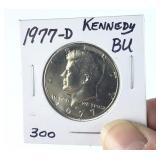 1977-D Kennedy BU Half Dollar Coin