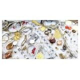 50+pc Multi Colored Costume Jewelry