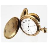 Antique ELGIN 20 Yr. Gold Plate Pocket Watch AS-IS