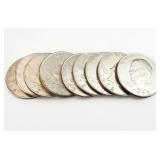 10) 1972-D IKE Eisenhower Dollars $1 Coin