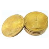 6) Silver Towne Winchester Indiana Monument Coin