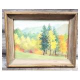 Lola St John Oil, Canvas Framed Landscape Painting