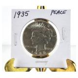 1935 PEACE Silver Dollar Coin