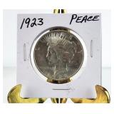 1923 PEACE Silver Dollar Coin #3