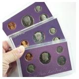 1987,88,90 US Mint Proof Coin Set