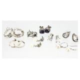 8 Pair .925 Sterling Silver Earrings Sets