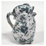 Bybee Spongeware Pottery Chick 6' Pitcher