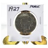 1927 S PEACE Silver Dollar Coin