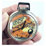 Mid Century Aviation Contest Working Pocket Watch