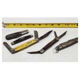 5) Multi Folding Blade Pocket Knives, Knife