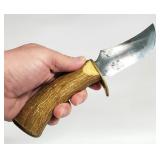 Hand Made Stag Handled Fixed Blade Knife, Dagger