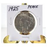 1925 PEACE Silver Dollar Coin