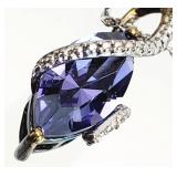 Sterling Silver Amethyst Stone Necklace 2.90g