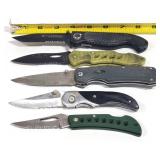 5) Lock Blade Pocket Knives, Knife