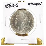 1882 S MORGAN Silver Dollar Coin