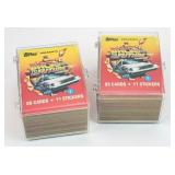 2) 1989 Topps Back to the Future II Card Sets