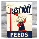 Bestway FEEDS 14X10 Scioto Sign Co Kenton, Ohio