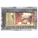 Raleigh Parker Egg Basket Framed Art Work