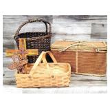 Baskets, Wood Religious Cross